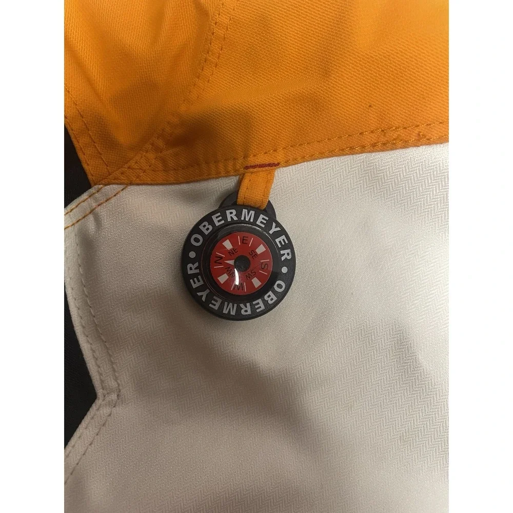 Obermeyer Kids Ski Jacket Size 1‎ I-Grow Toddler Winter Coat Orange Hood